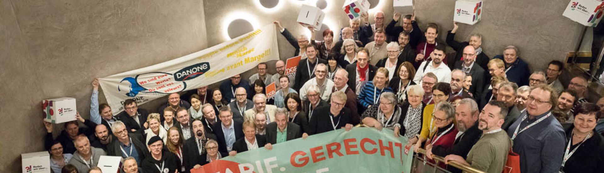 DGB solidarisch mit Danone-Beschäftigten aus Rosenheim