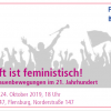 Bilder der Einladung: Die Zukunft ist feministisch!
